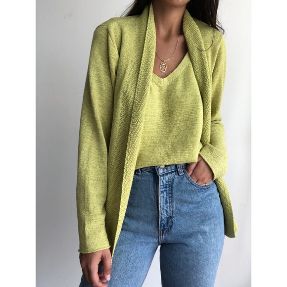 cardigan two piece set